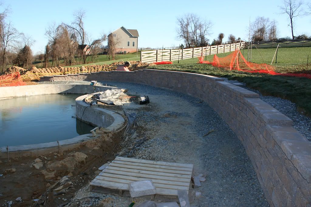Wall - view along